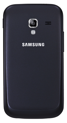 Orange Samsung Galaxy Ace 2 Black Back View