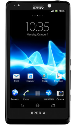 Orange Sony Xperia T Black