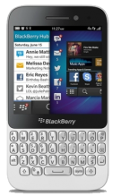 Orange BlackBerry Q5 White
