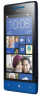 Orange HTC Windows Phone 8S Blue Angled View