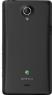 Orange Sony Xperia T Black back view